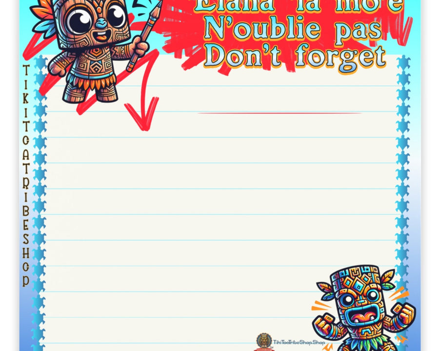 Tribal Sticky Notepad 🔥 The Essential Tribal Memory!