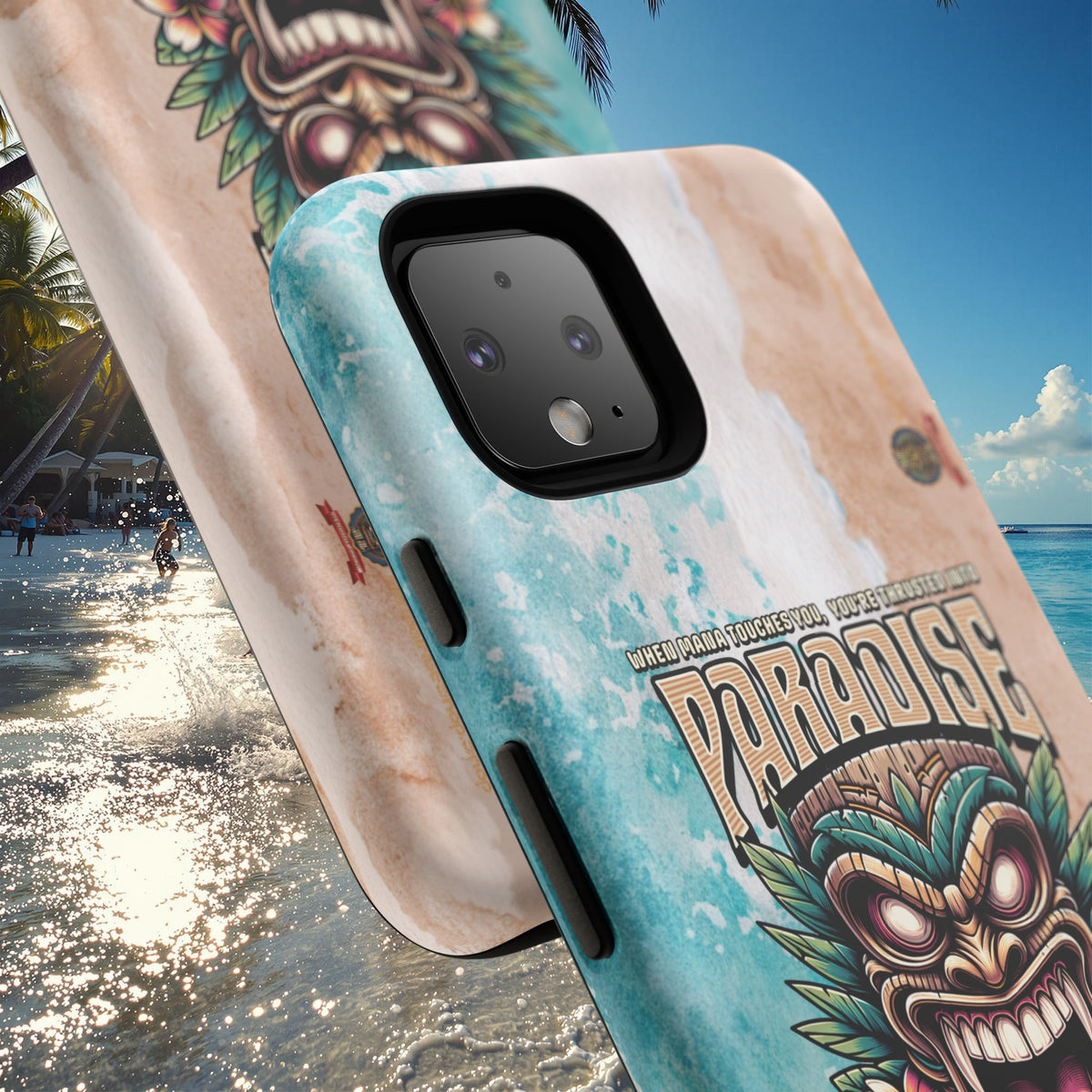 Tahiti – Coque Antichoc Premium Tiki Royal
