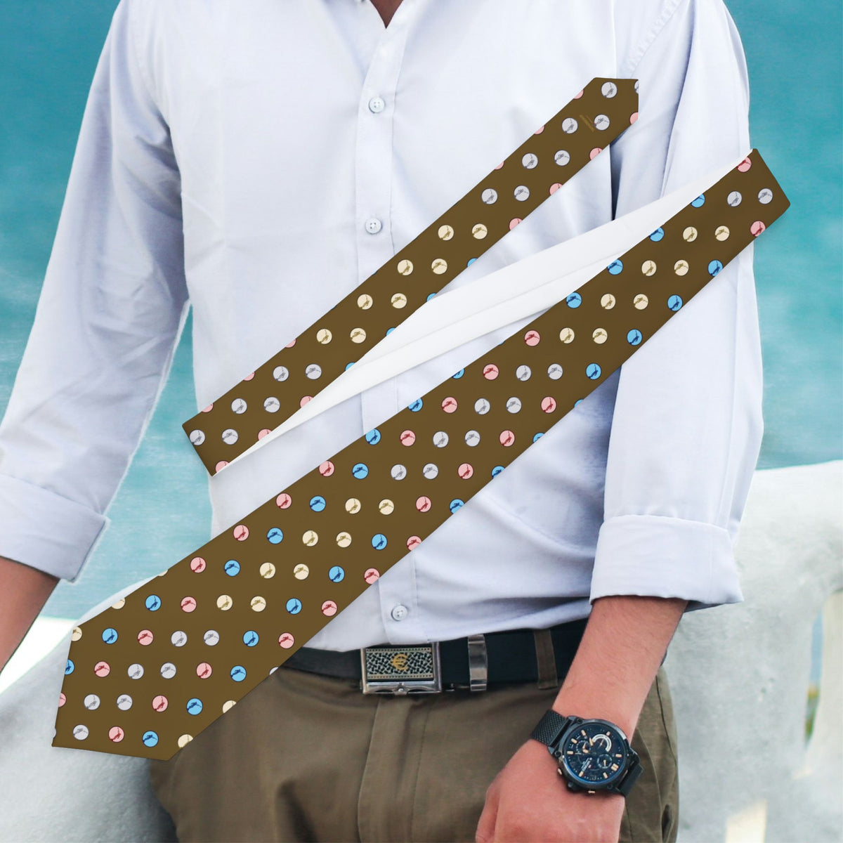 Moroni Joyeux Tie: A Touch of Colorful Cheerfulness 
