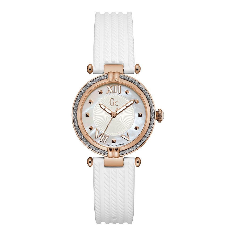 GC Montre Rose Gold Cadran Nacre Femme Élégante