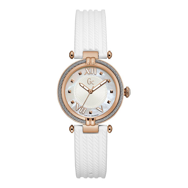 GC Women's Elegant Rose Gold Mother-of-Pearl Dial Watch