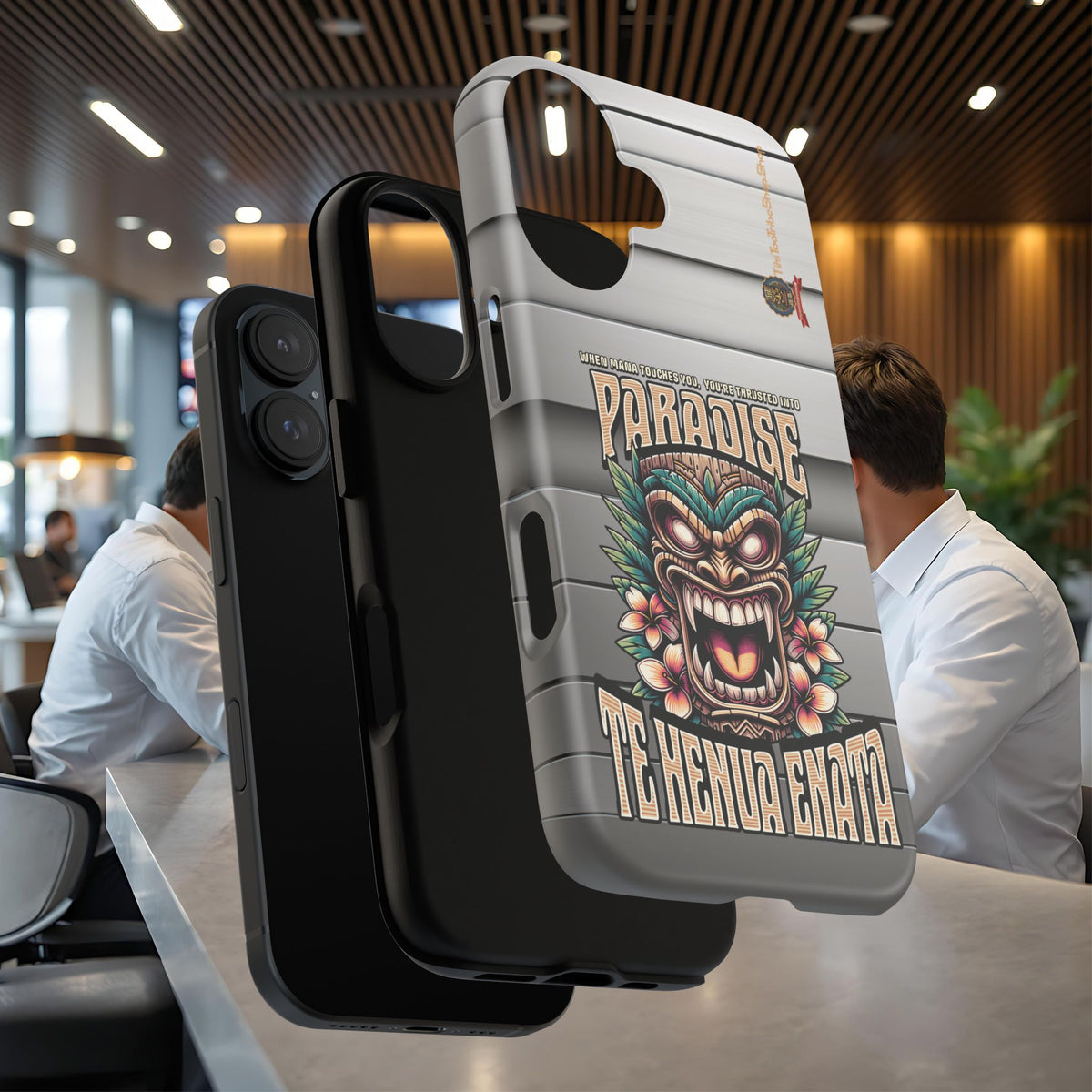 Te Henua Enata – Coque Antichoc Tiki Ancestral & Puissant
