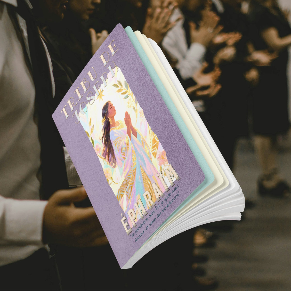 Journal de Prière & Réflexion Spirituelle – Fille d’Éphraïm | Cahier Inspirant LDS pour Femmes | Journal Biblique & Développement Spirituel (200 pages)