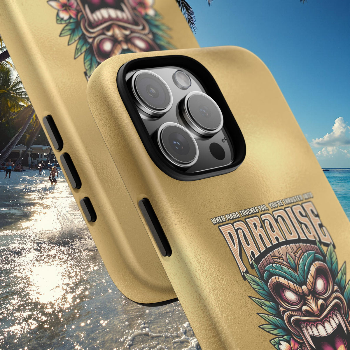 Tahiti – Coque Antichoc Premium Tiki Royal