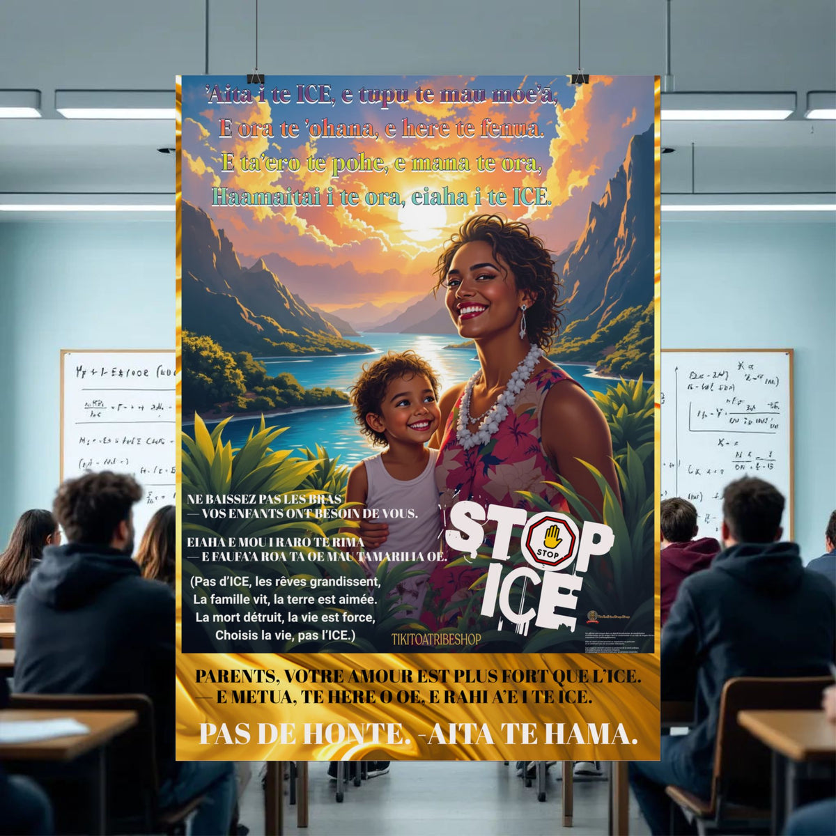 Posters Anti-ICE Polynésie – Affiches de Sensibilisation Contre la Drogue “Paruru i te ora – Brisons les chaînes de l’ICE”