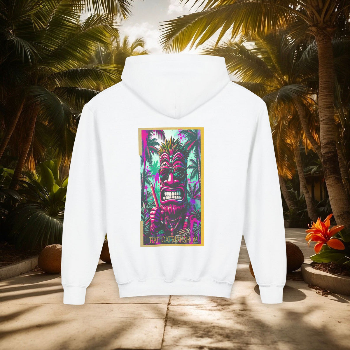THE TIKI SPIRIT - Thick hooded sweatshirt for youth