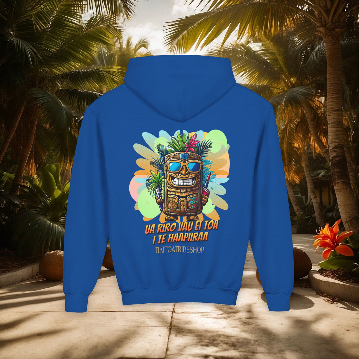 THE TIKI SPIRIT - Thick hooded sweatshirt for youth