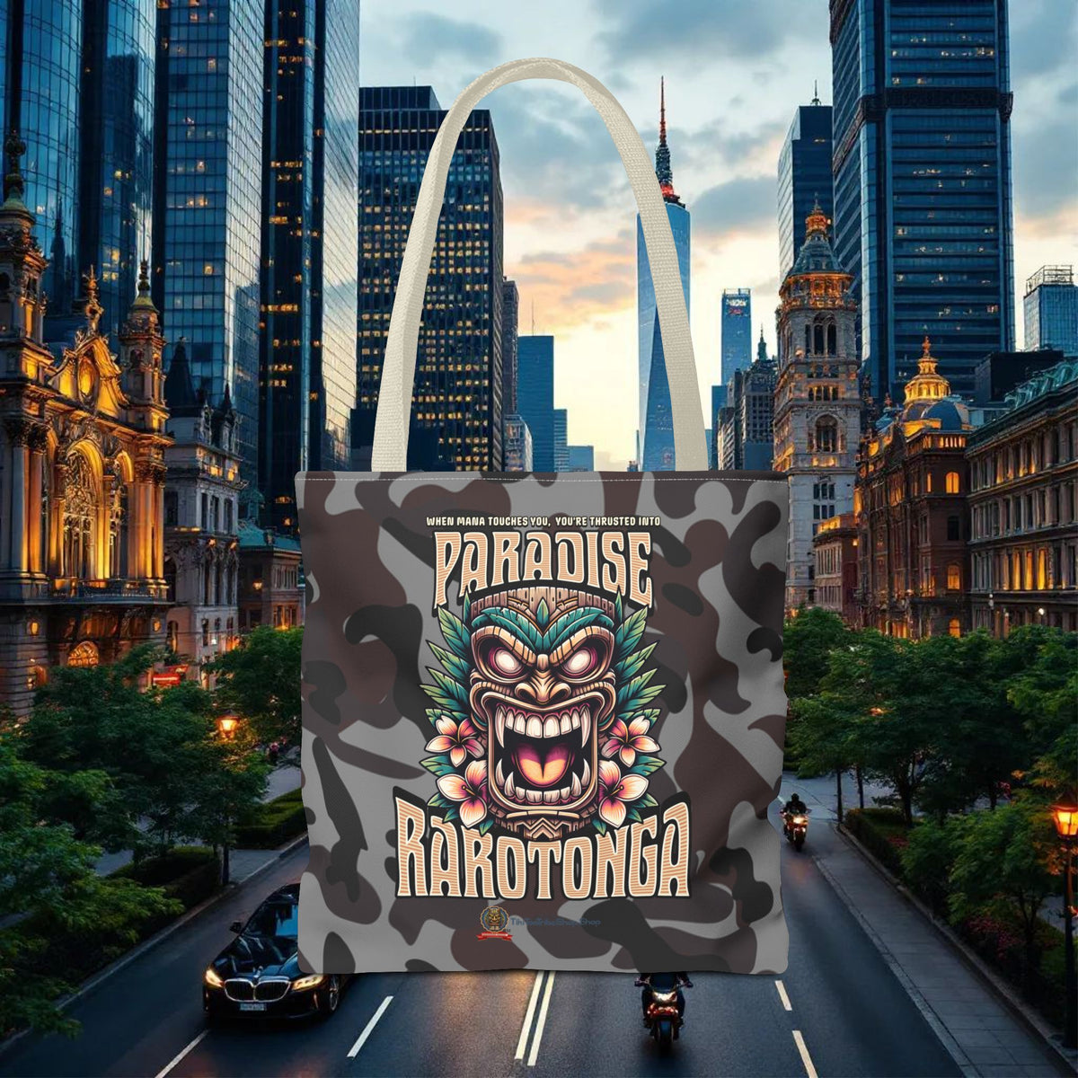 Tote Bag - 'Paradise Rarotonga'