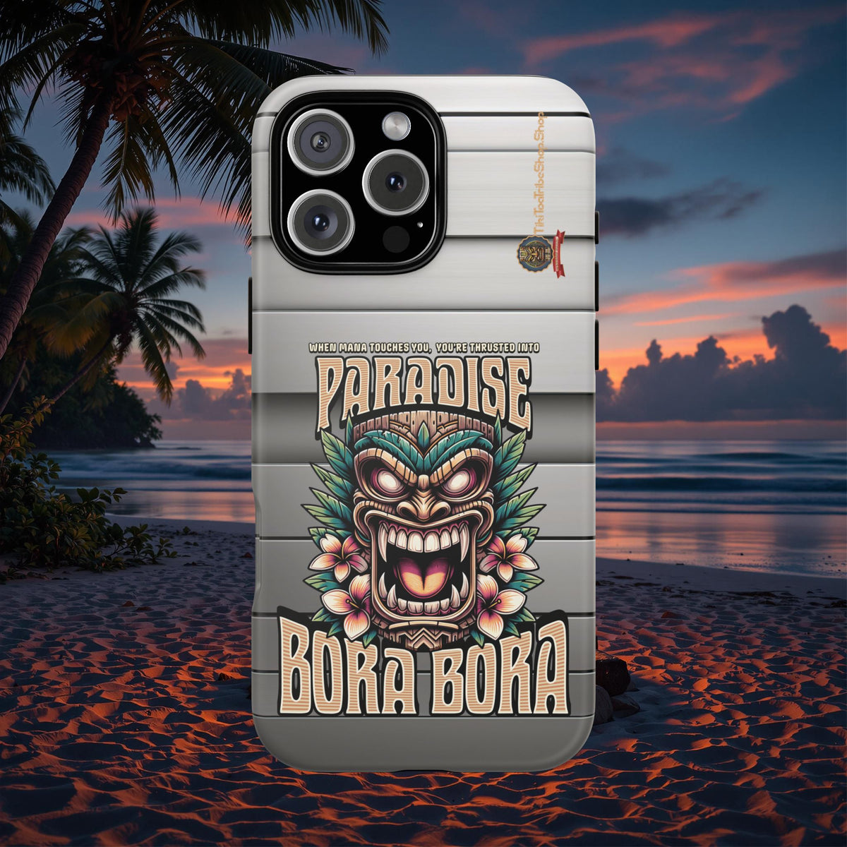 Bora Bora – Coque Antichoc Premium Tiki Élégance