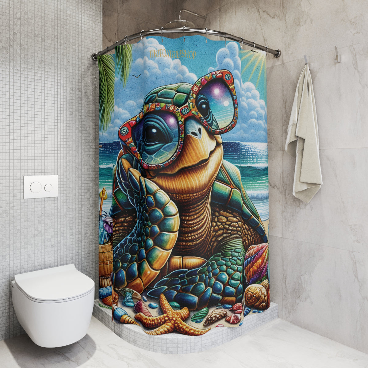 Rideau de Douche Tiki Toa