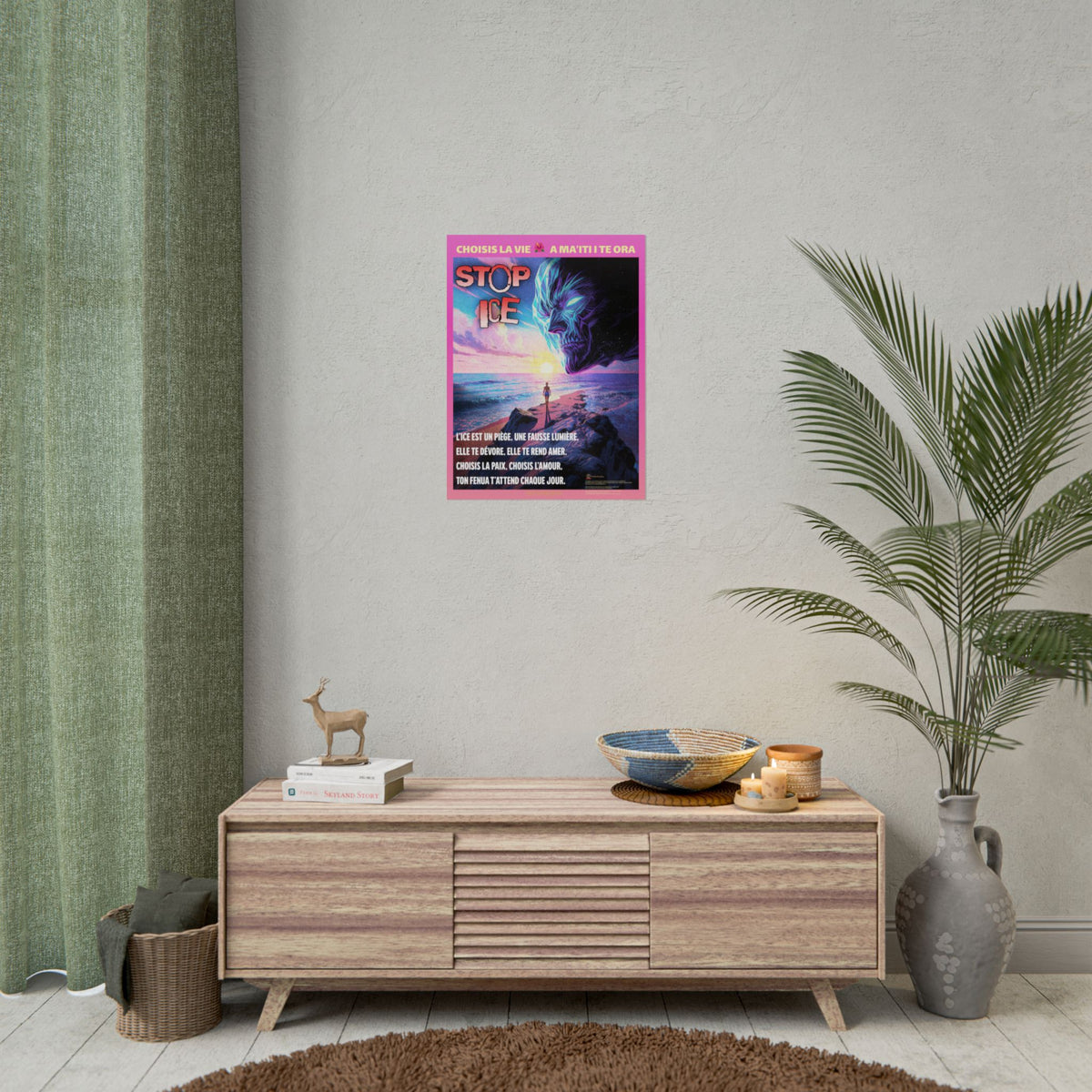 Posters Anti-ICE Polynésie – Affiches de Sensibilisation Contre la Drogue “Paruru i te ora – Brisons les chaînes de l’ICE”