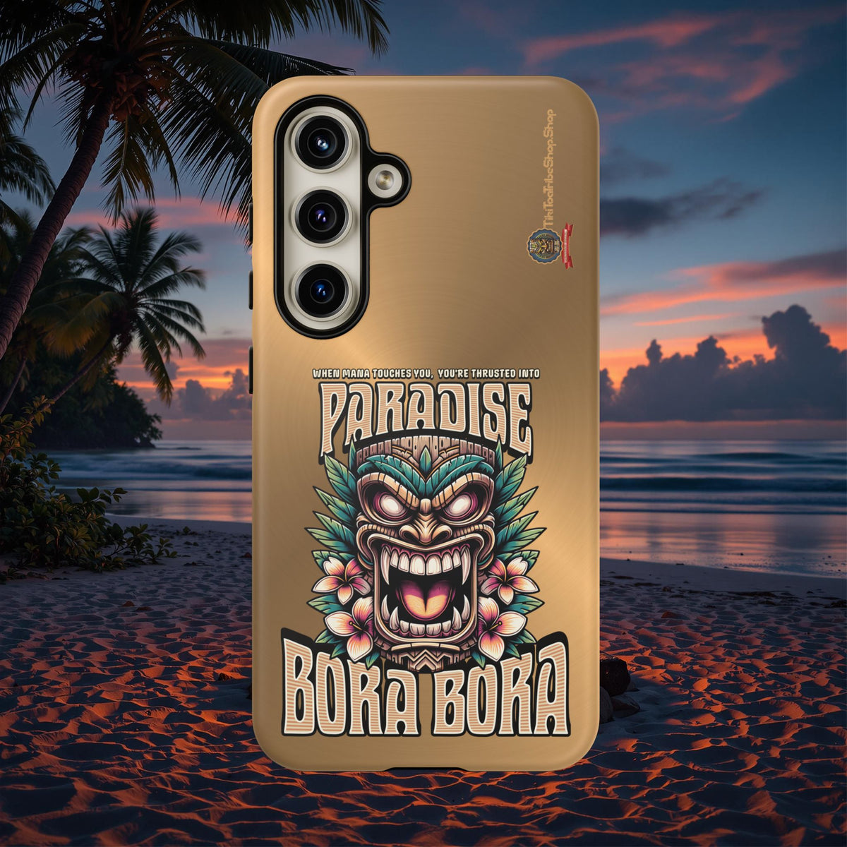 Bora Bora – Coque Antichoc Premium Tiki Élégance