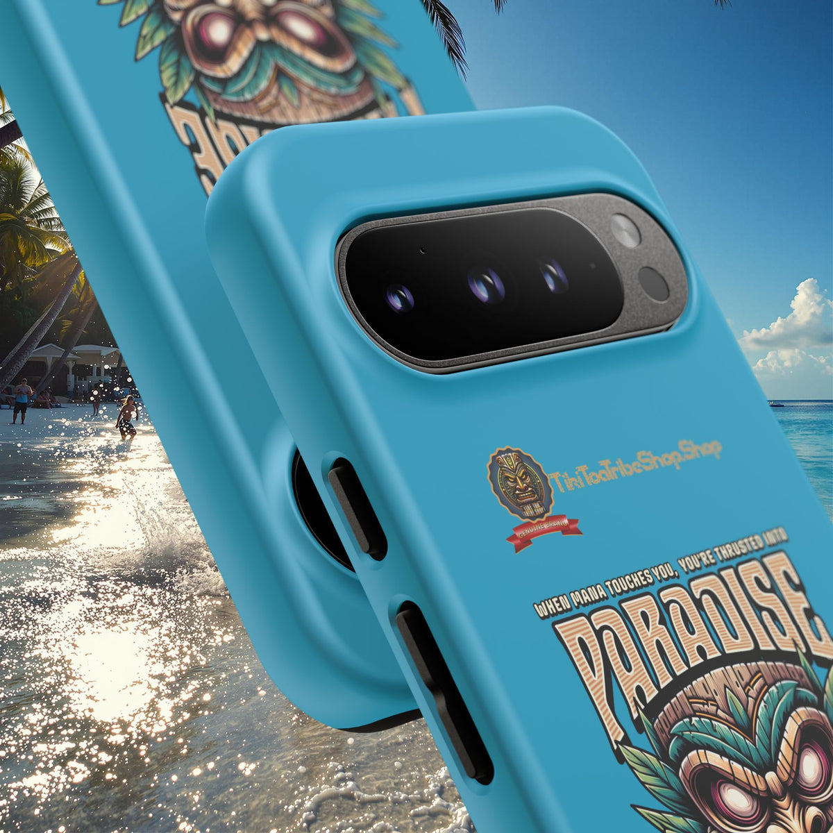 Tahiti – Coque Antichoc Premium Tiki Royal