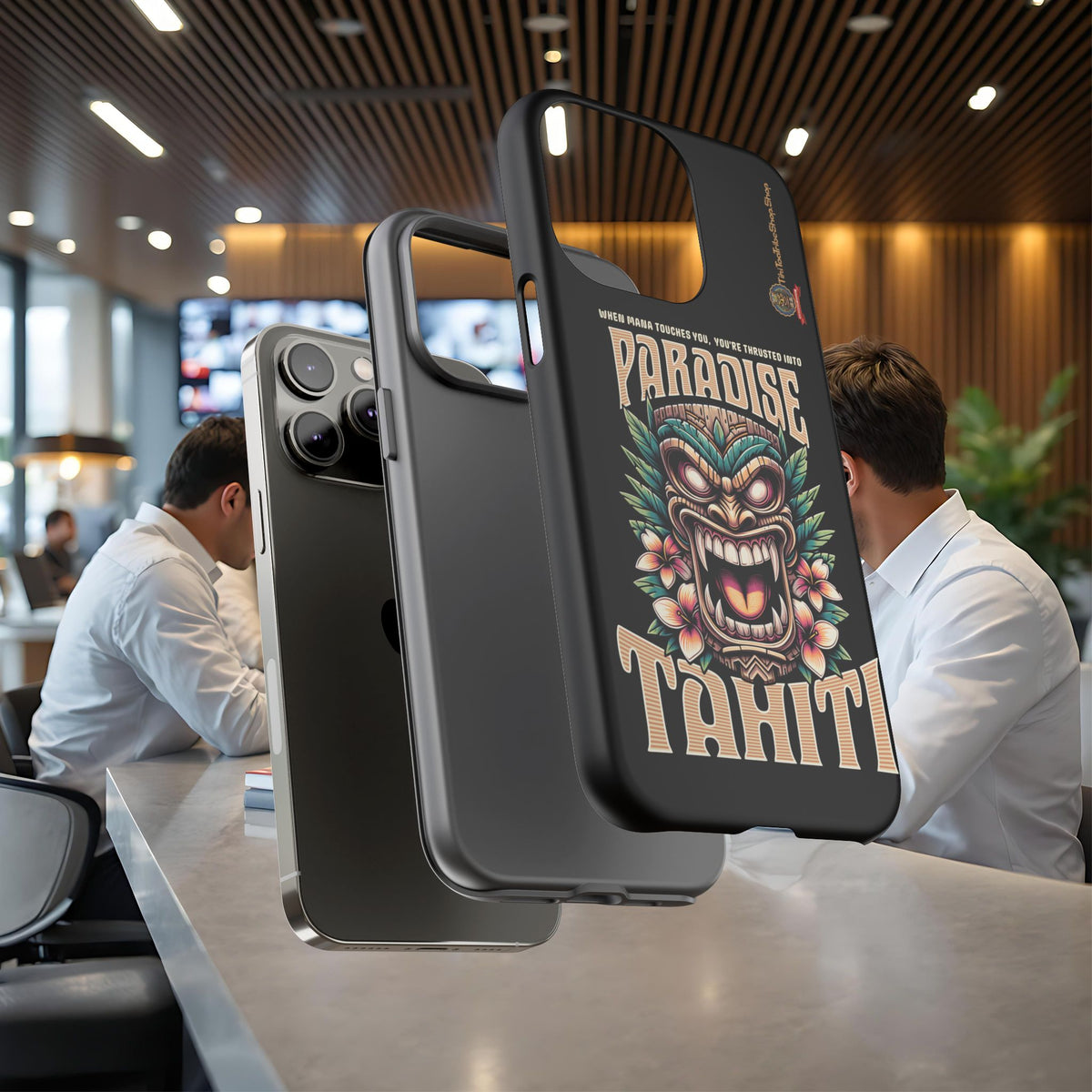 Tahiti – Coque Antichoc Premium Tiki Royal