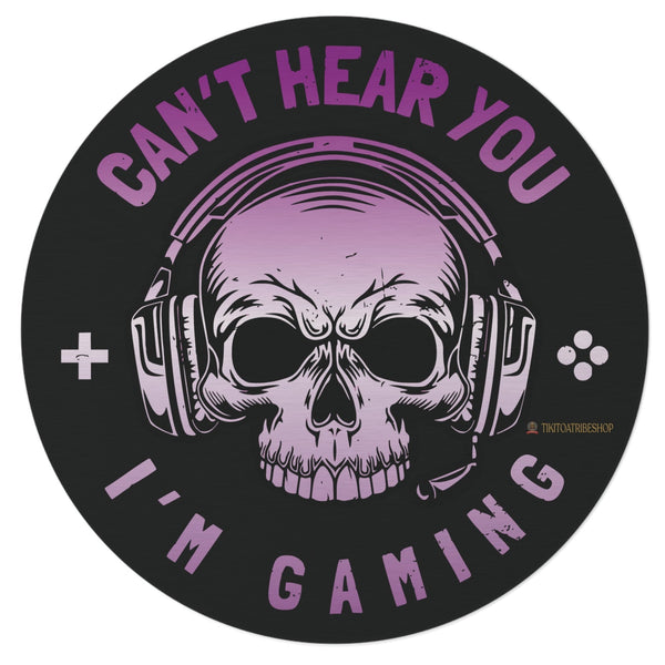 Tapis Rond, “Dark & Fab – Gameuse attitude"