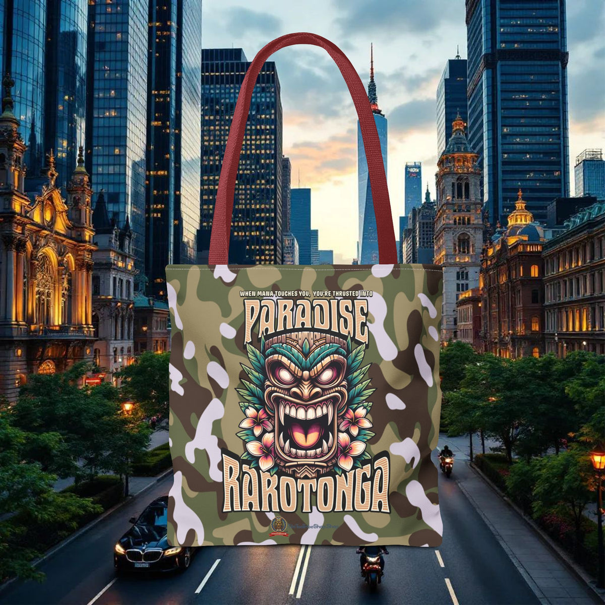 Tote Bag - 'Paradise Rarotonga'