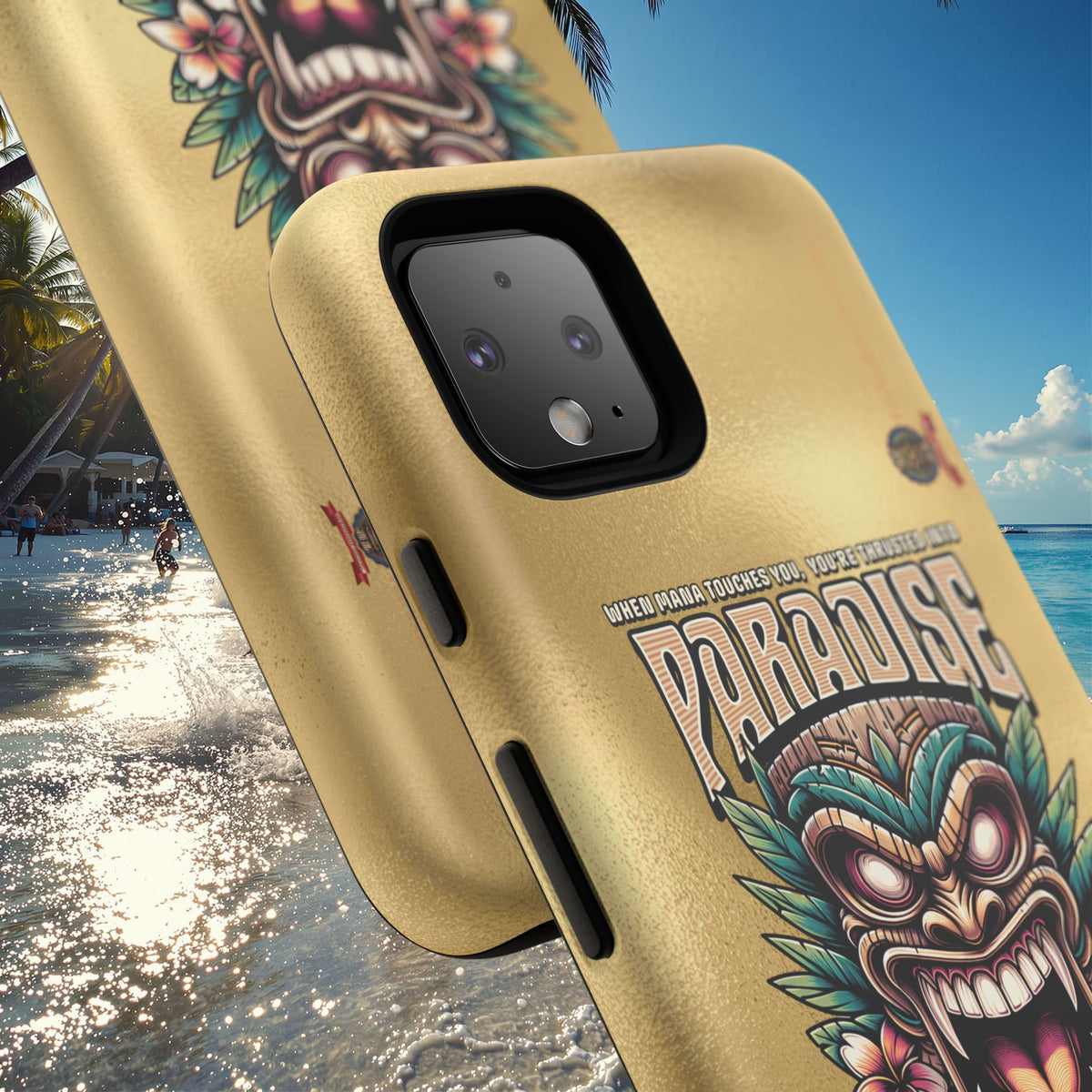 Tahiti – Coque Antichoc Premium Tiki Royal
