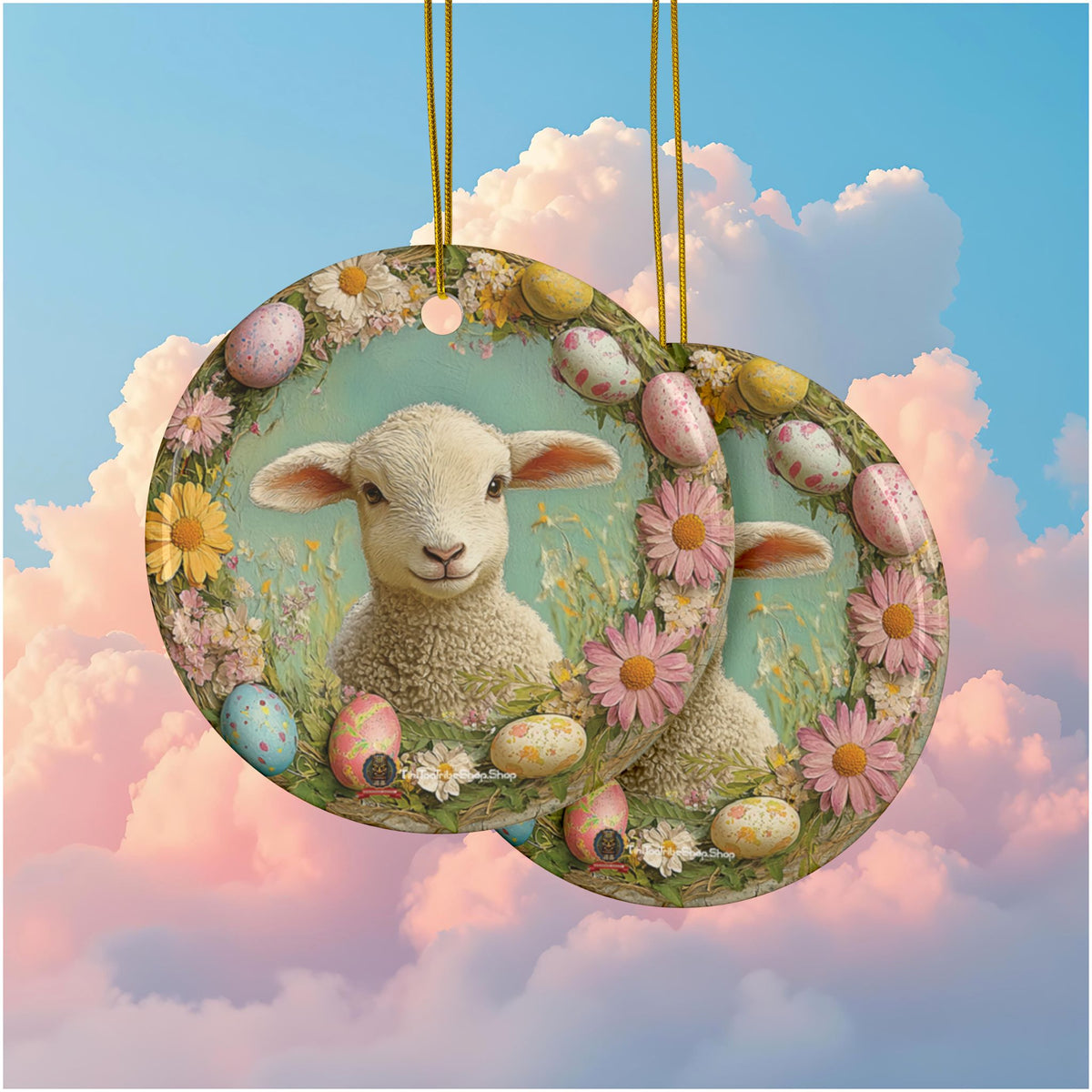 Ornements de Pâques en Céramique