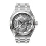 POLICE KEDIRI: Men's Quartz Watch 46mm with Silver Steel Case and Bracelet
