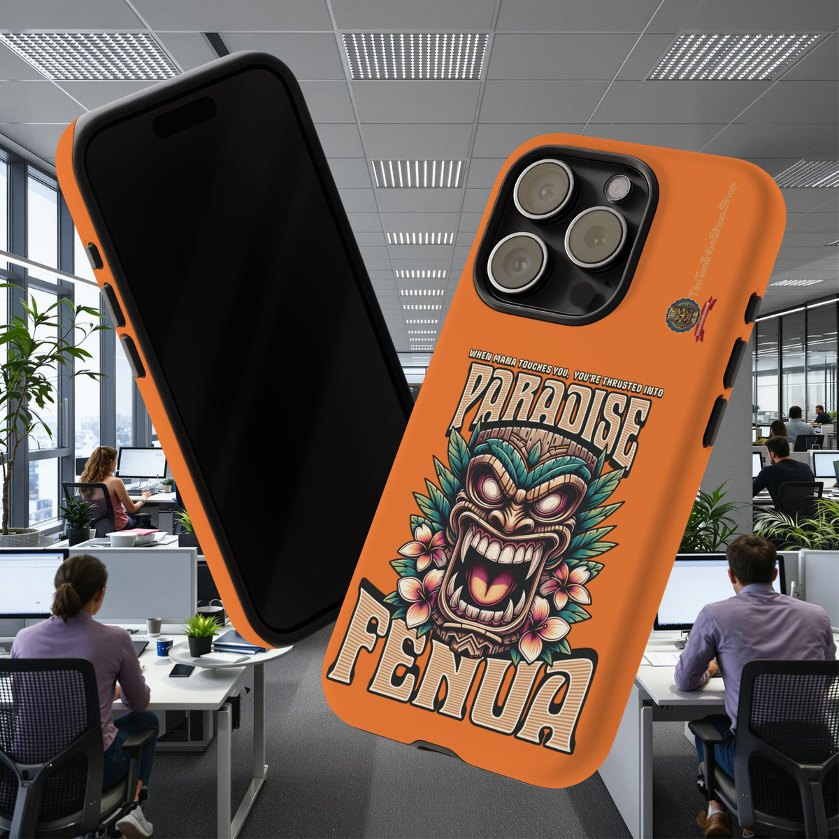 Fenua Guardian – Coque Antichoc Art Polynésien