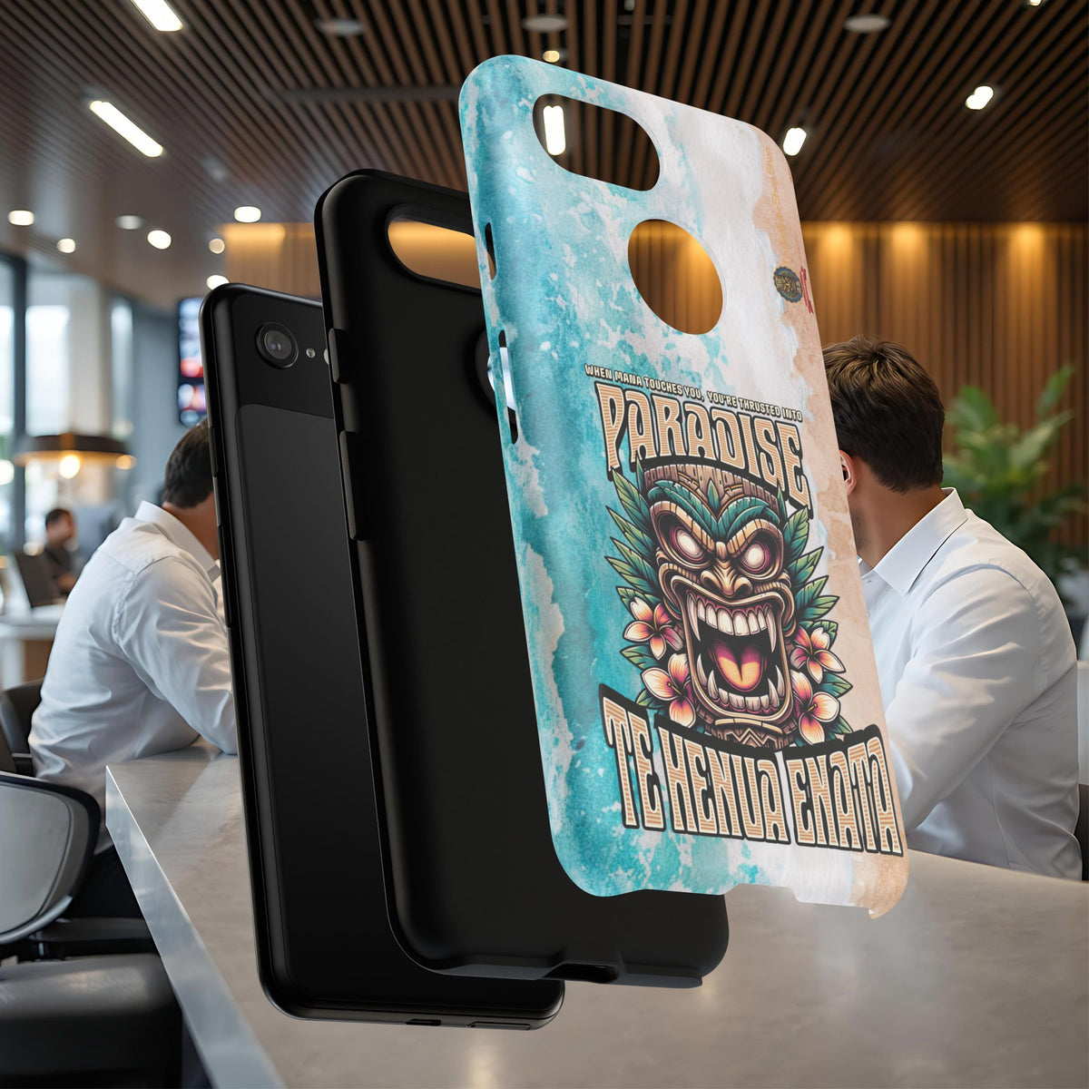 Te Henua Enata – Coque Antichoc Tiki Ancestral & Puissant