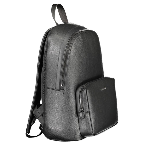 CALVIN KLEIN - Sac à dos pour homme en noir : l'élégance minimaliste au quotidien.