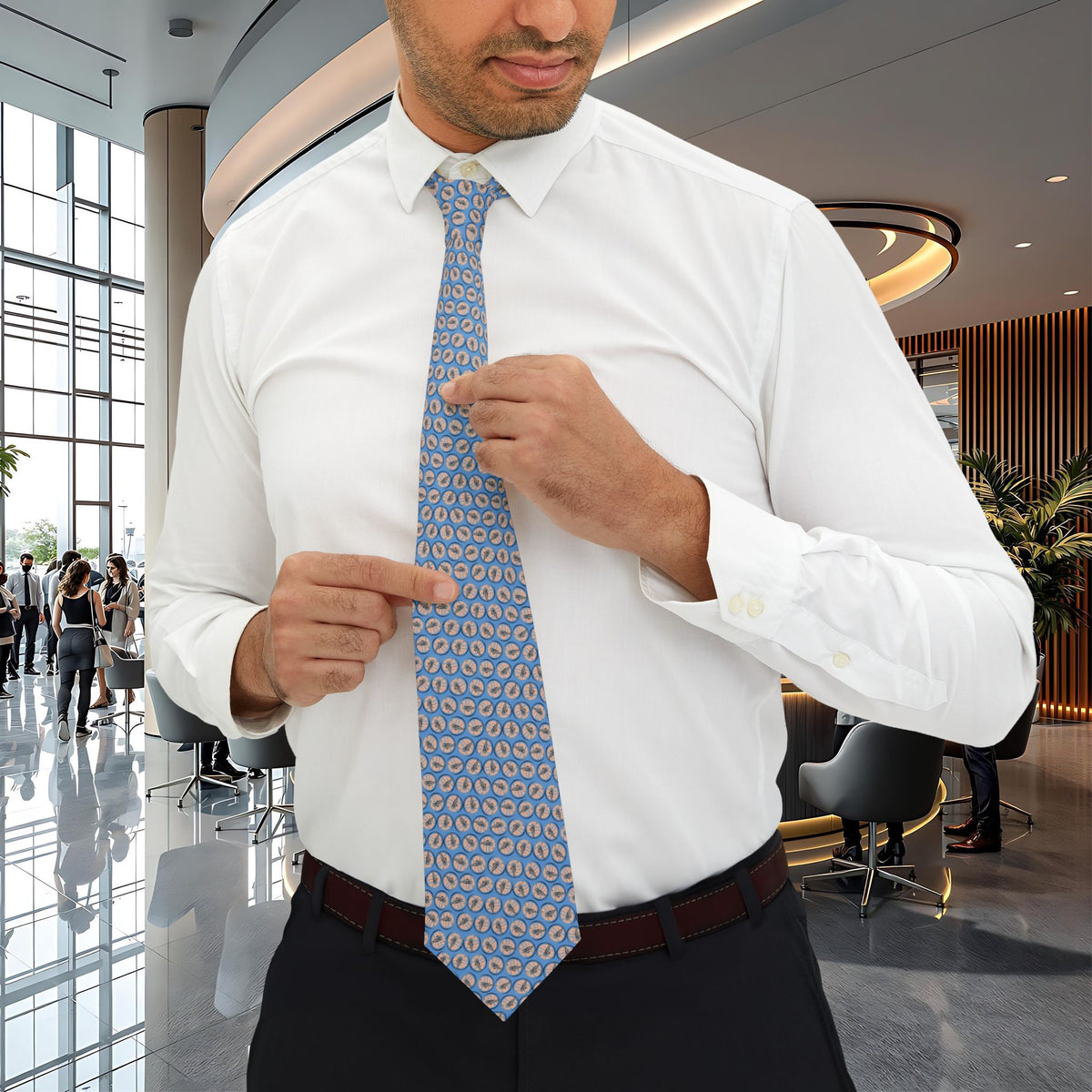 Moroni Chic Polka Dot Elegance Tie