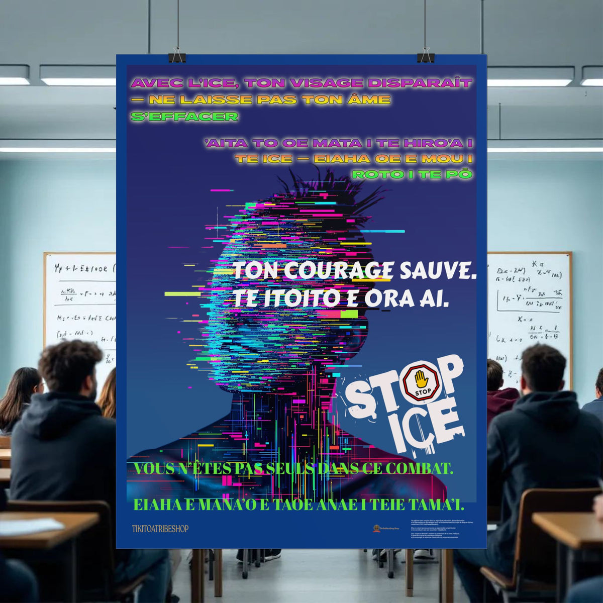 Posters Anti-ICE Polynésie – Affiches de Sensibilisation Contre la Drogue “Paruru i te ora – Brisons les chaînes de l’ICE”