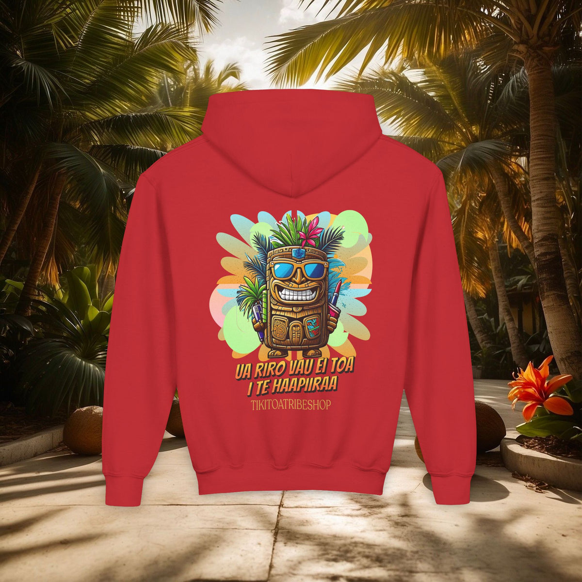 THE TIKI SPIRIT - Thick hooded sweatshirt for youth