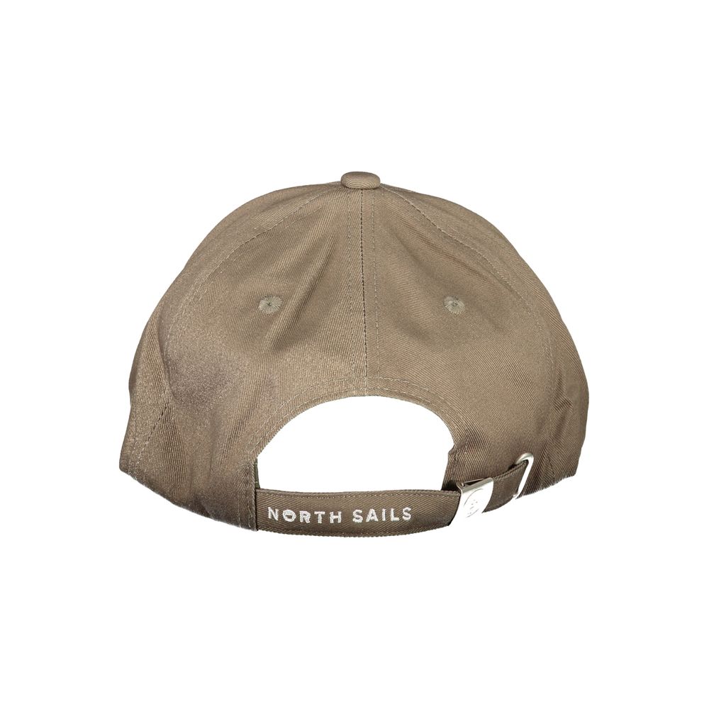 NORTH SAILS: Khaki Green Cotton Cap - Adjustable Visor and Logo Embroidery