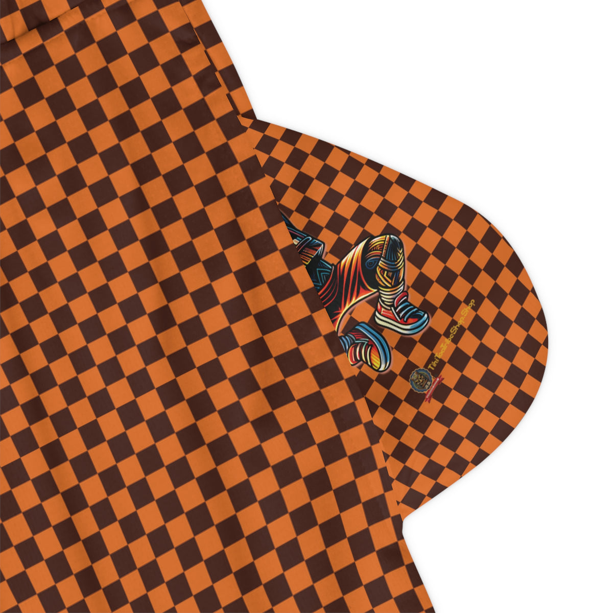 B-BALL SHORTS - Checkered Elegance on the Field