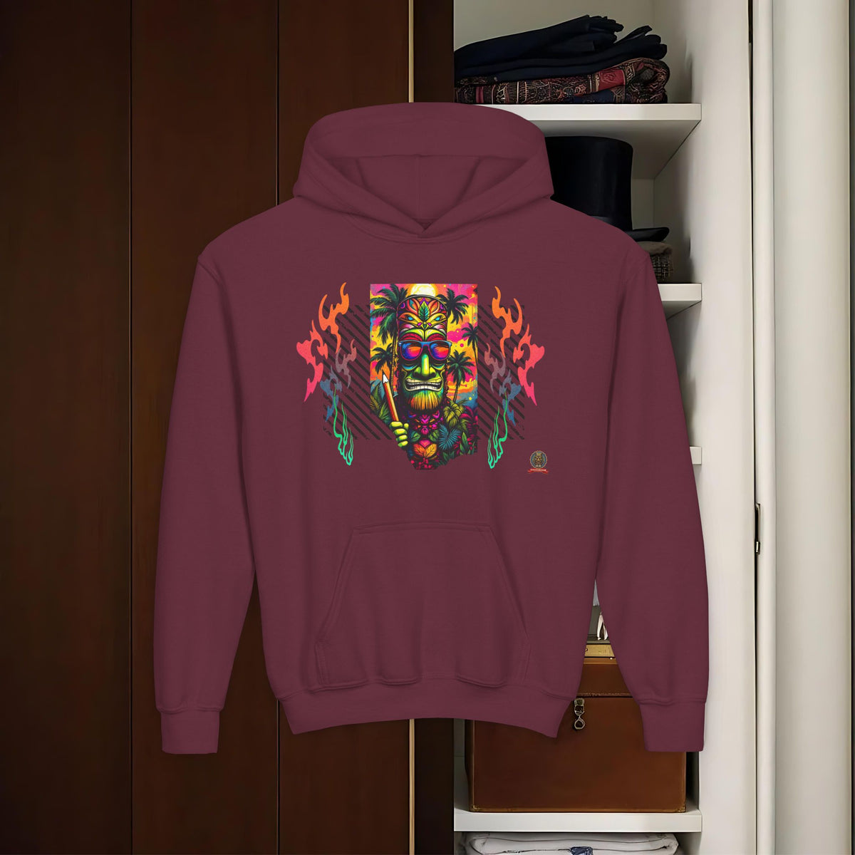 THE TIKI SPIRIT - Thick hooded sweatshirt for youth