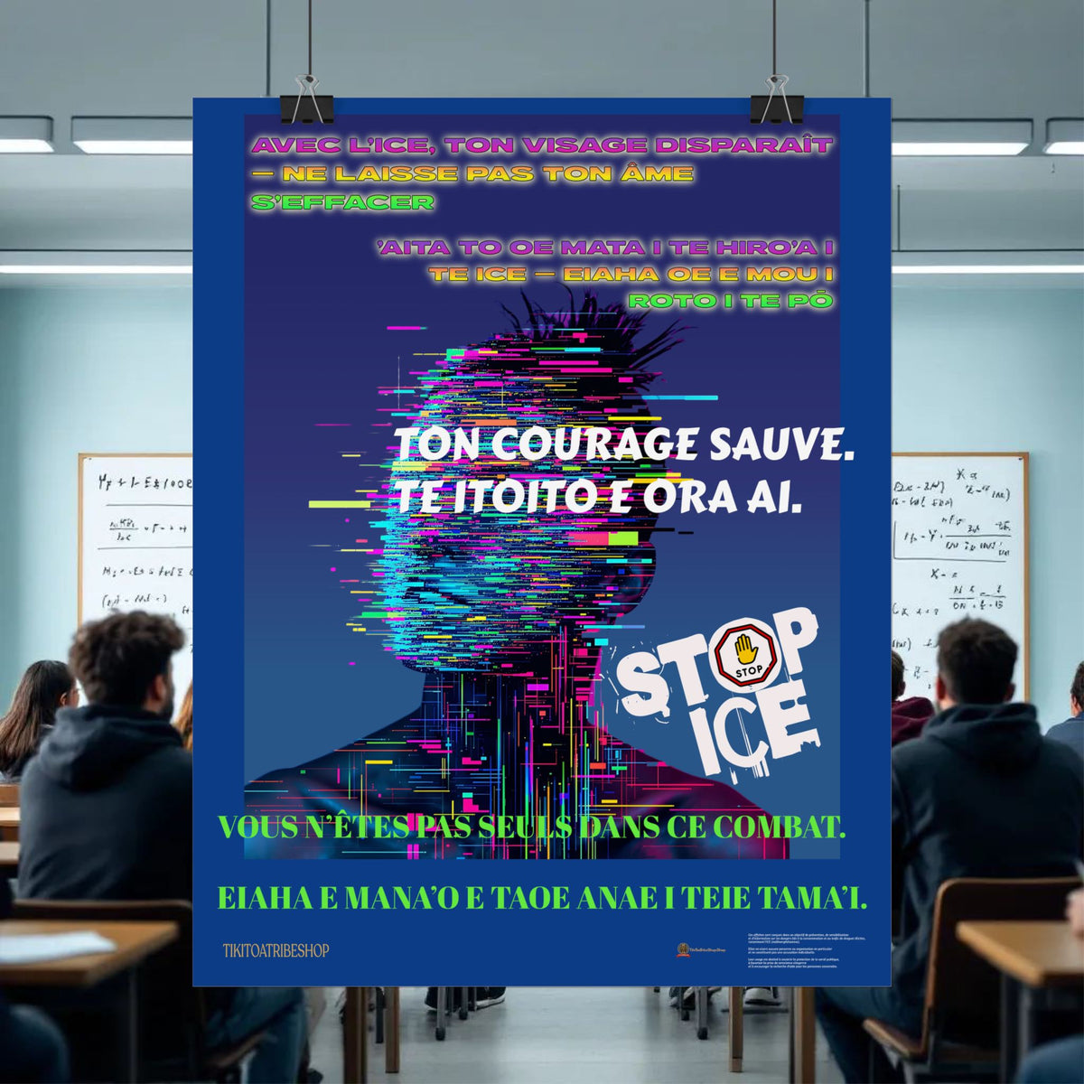 Posters Anti-ICE Polynésie – Affiches de Sensibilisation Contre la Drogue “Paruru i te ora – Brisons les chaînes de l’ICE”