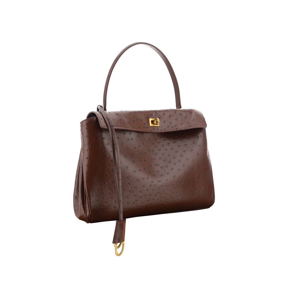 BALENCIAGA Sac Rodeo en Cuir d'Autruche - L'Accessoire d'exception