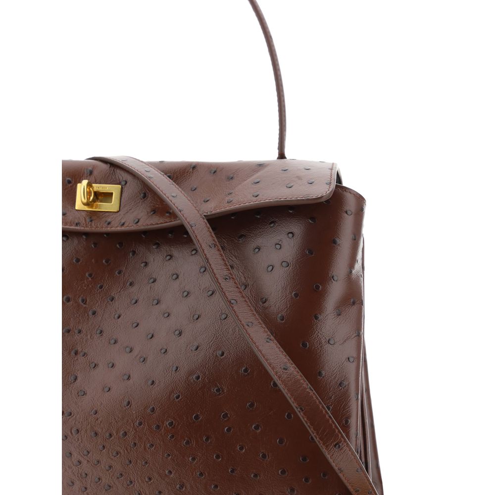 BALENCIAGA Sac Rodeo en Cuir d'Autruche - L'Accessoire d'exception