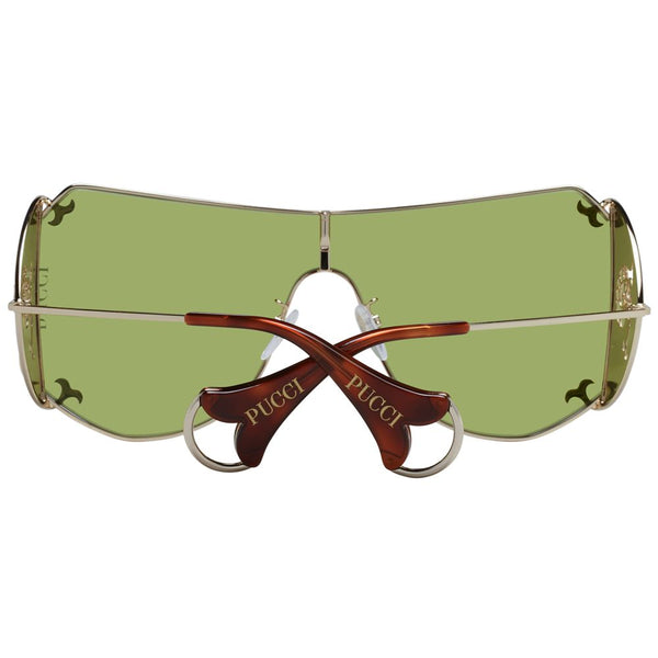 EMILIO PUCCI Women's Gold Mono Lens Visor