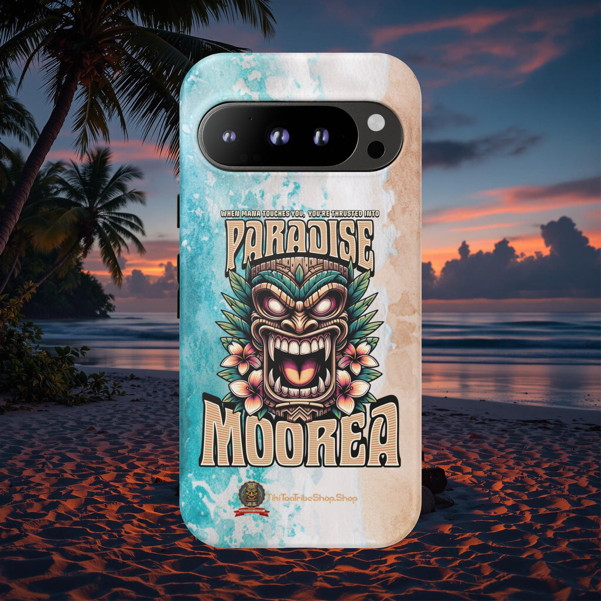 Moorea – Coque Antichoc Premium Tiki Fenua