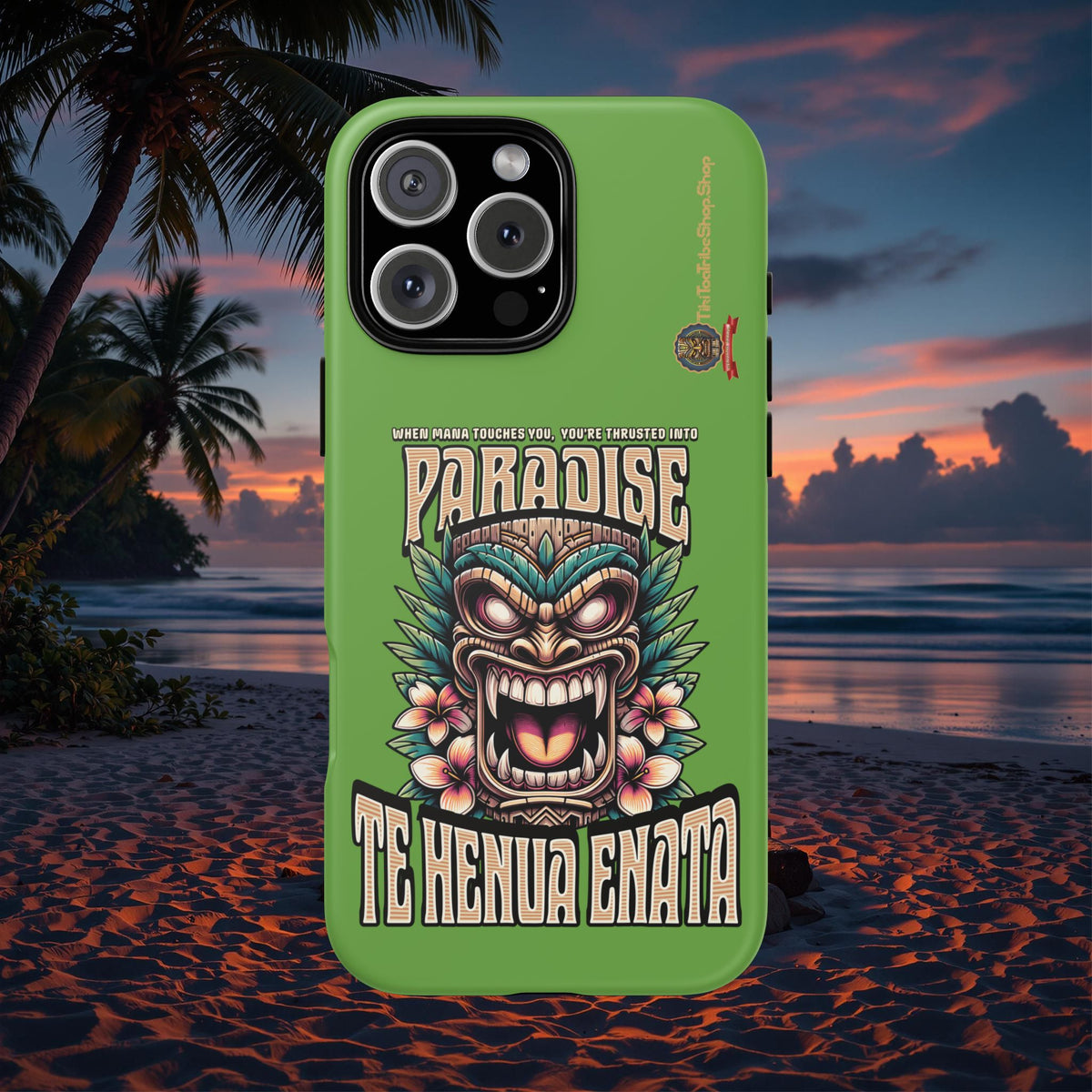 Te Henua Enata – Coque Antichoc Tiki Ancestral & Puissant
