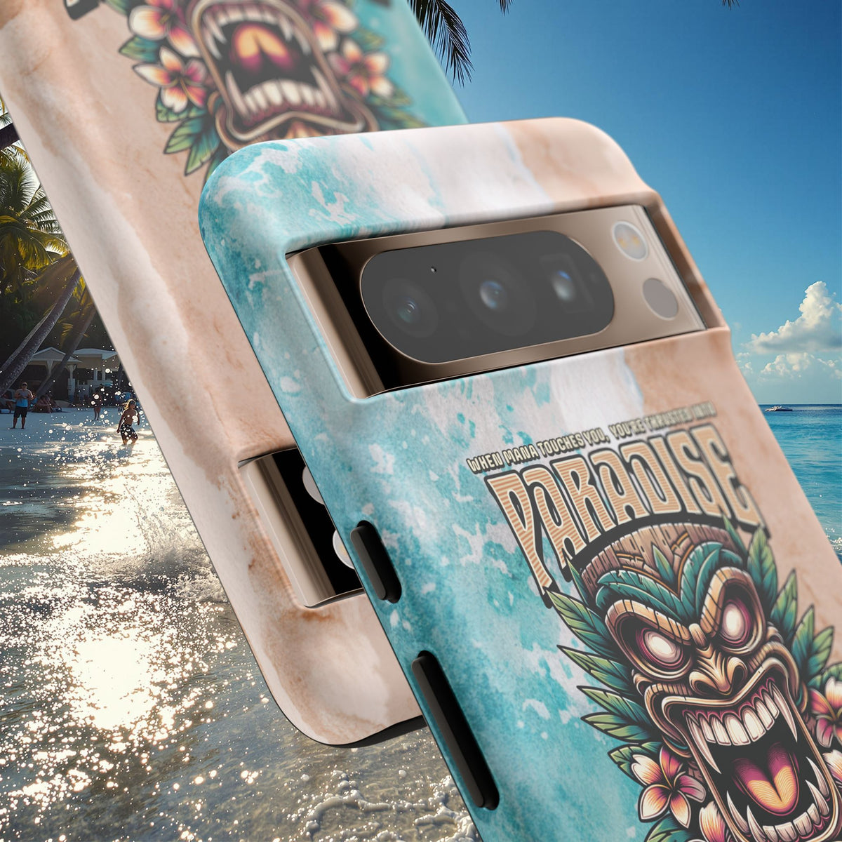 Tahiti – Coque Antichoc Premium Tiki Royal