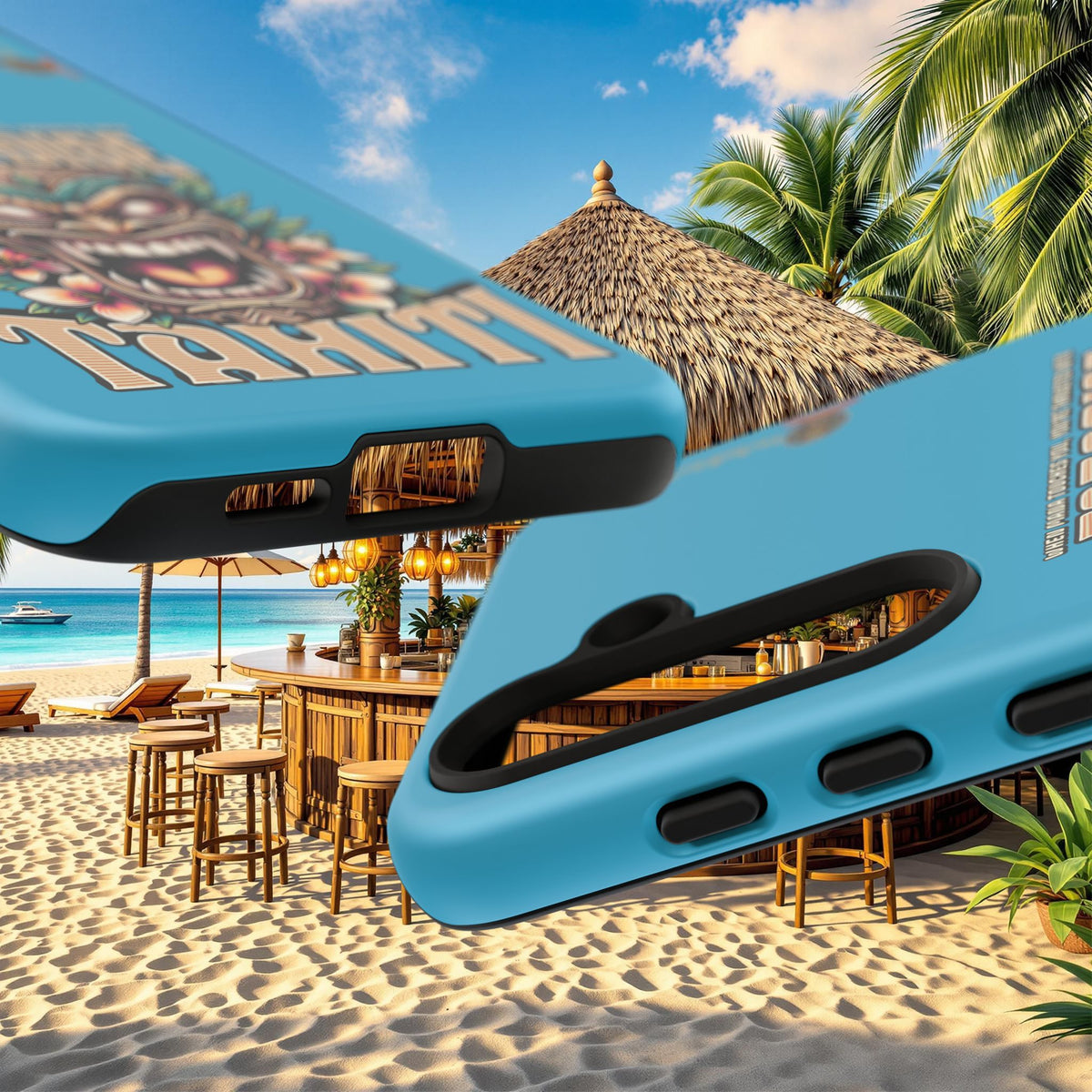 Tahiti – Coque Antichoc Premium Tiki Royal