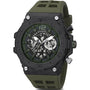 GUESS "Exposure" Green &amp; Black Chronograph Watch - Bold Masculine Style