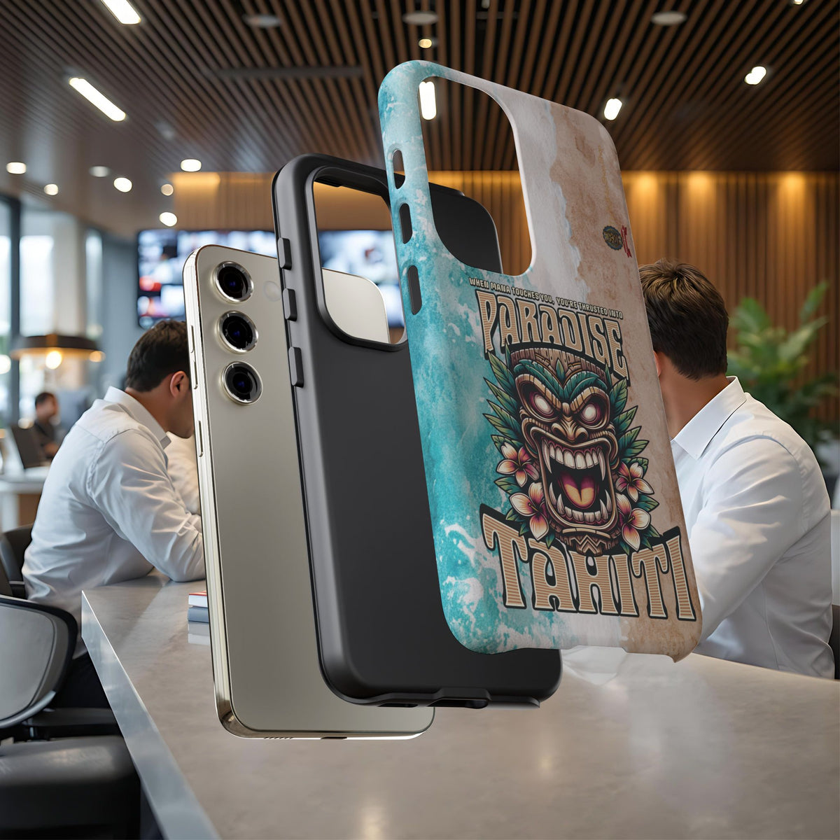 Tahiti – Coque Antichoc Premium Tiki Royal