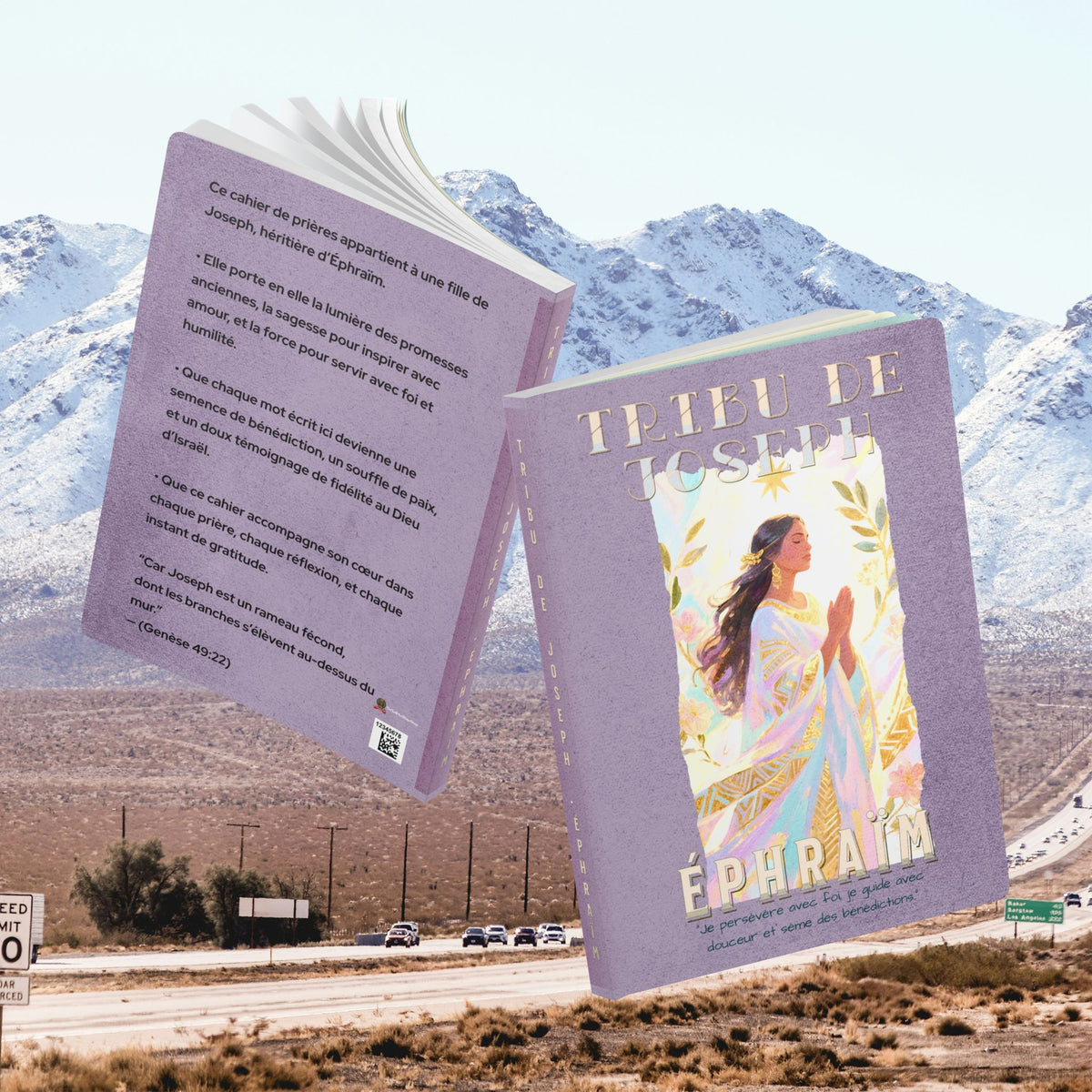 Journal de Prière & Réflexion Spirituelle – Fille d’Éphraïm | Cahier Inspirant LDS pour Femmes | Journal Biblique & Développement Spirituel (200 pages)