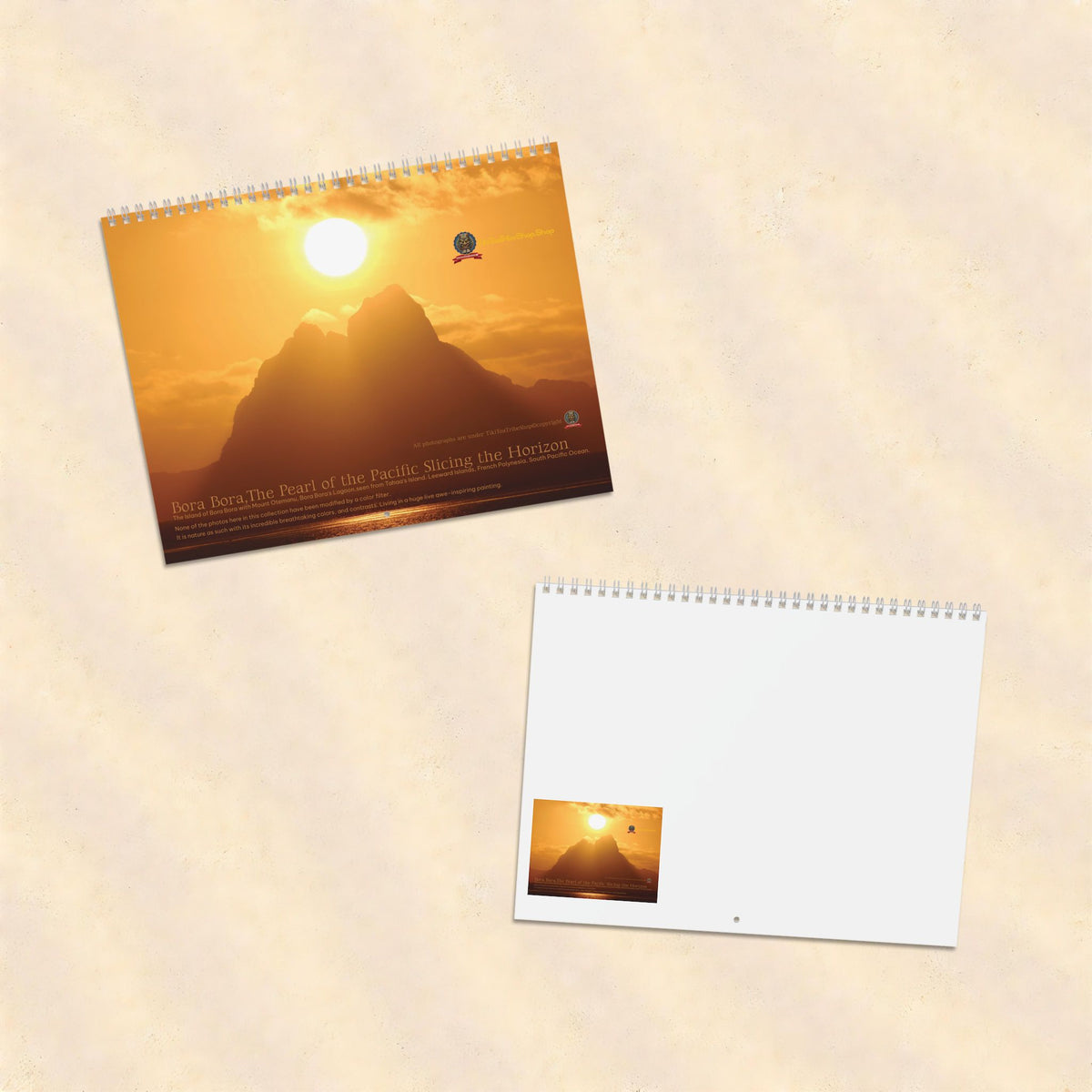 2025 Wall Calendar Bora Bora, Paradise Island