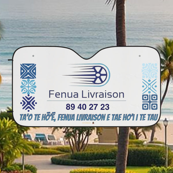 Fenua Sun Shade Delivery "Ta'o Te Hō'ē, Fenua Delivery E Tae Ho'i I Te Tau"
