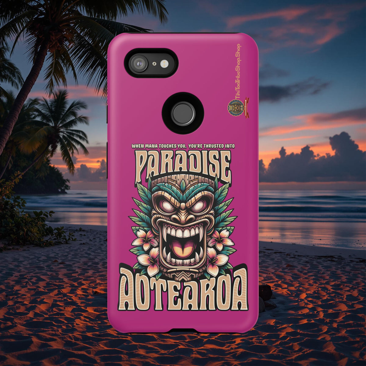 Aotearoa – Coque Antichoc Tiki Maori & Mana Ancestral