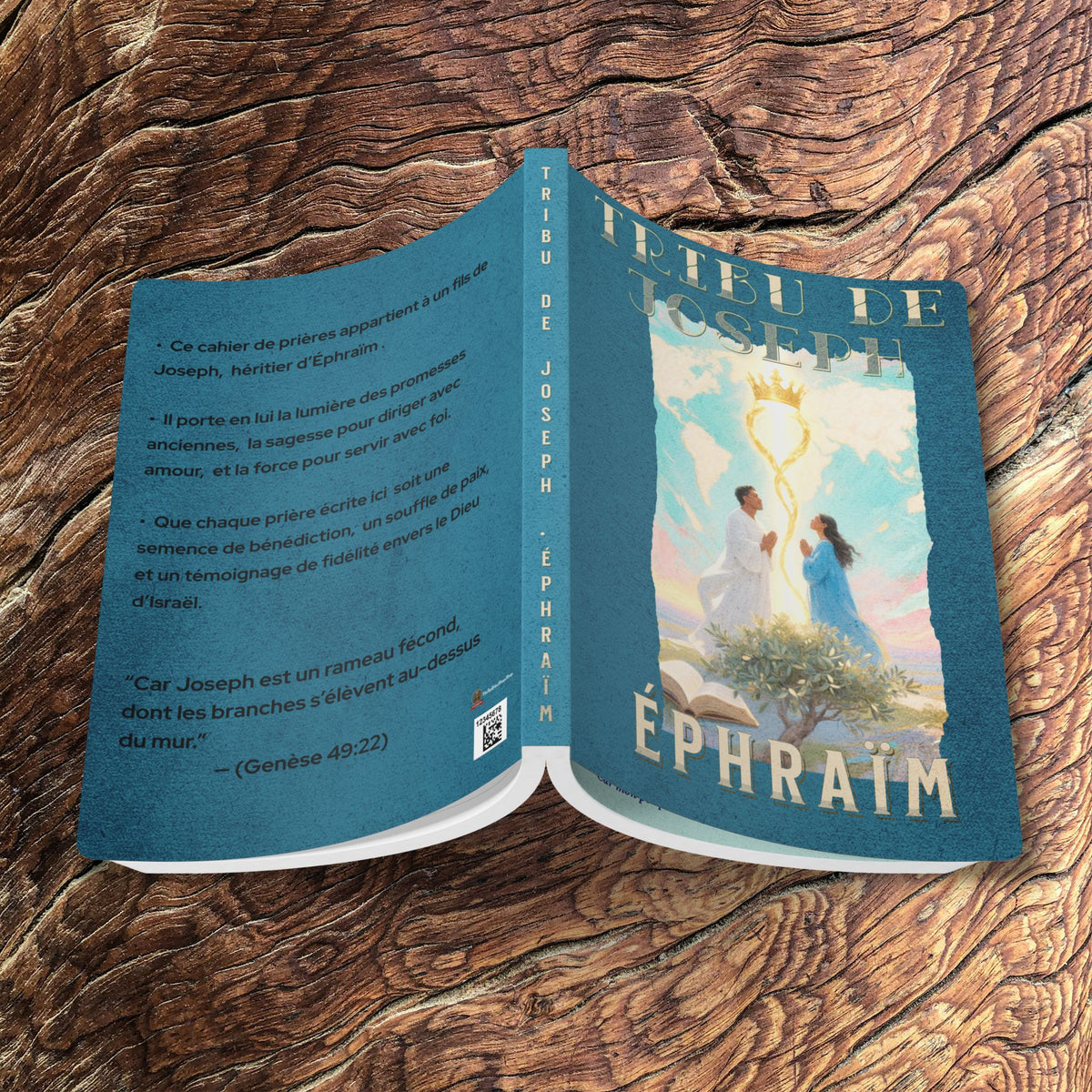 Journal de Prière & Réflexion Spirituelle – Fils d’Éphraïm | Cahier Inspirant LDS pour Hommes | Journal Biblique & Croissance Spirituelle (200 pages)