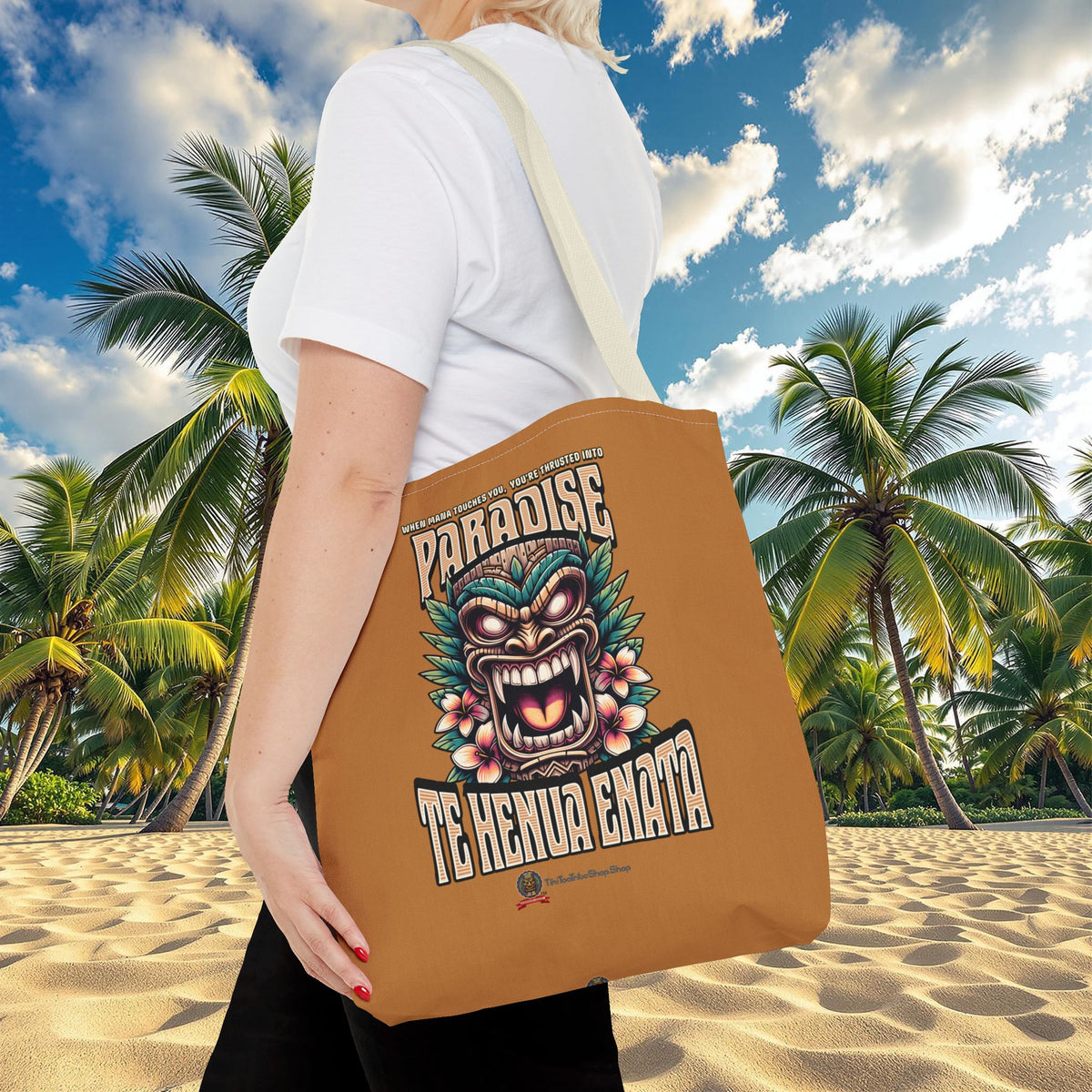 TE HENUA ENATA PARADISE Tote Bag