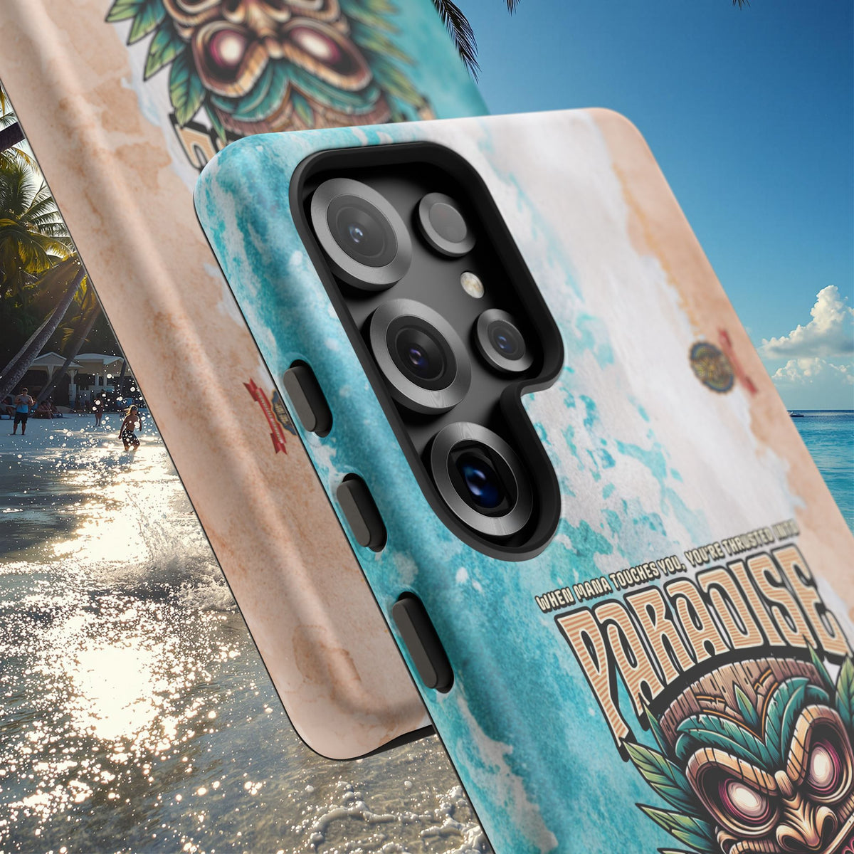 Bora Bora – Coque Antichoc Premium Tiki Élégance