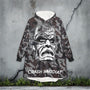 Tiki Glitch &amp; Error Hooded Fleece Blanket